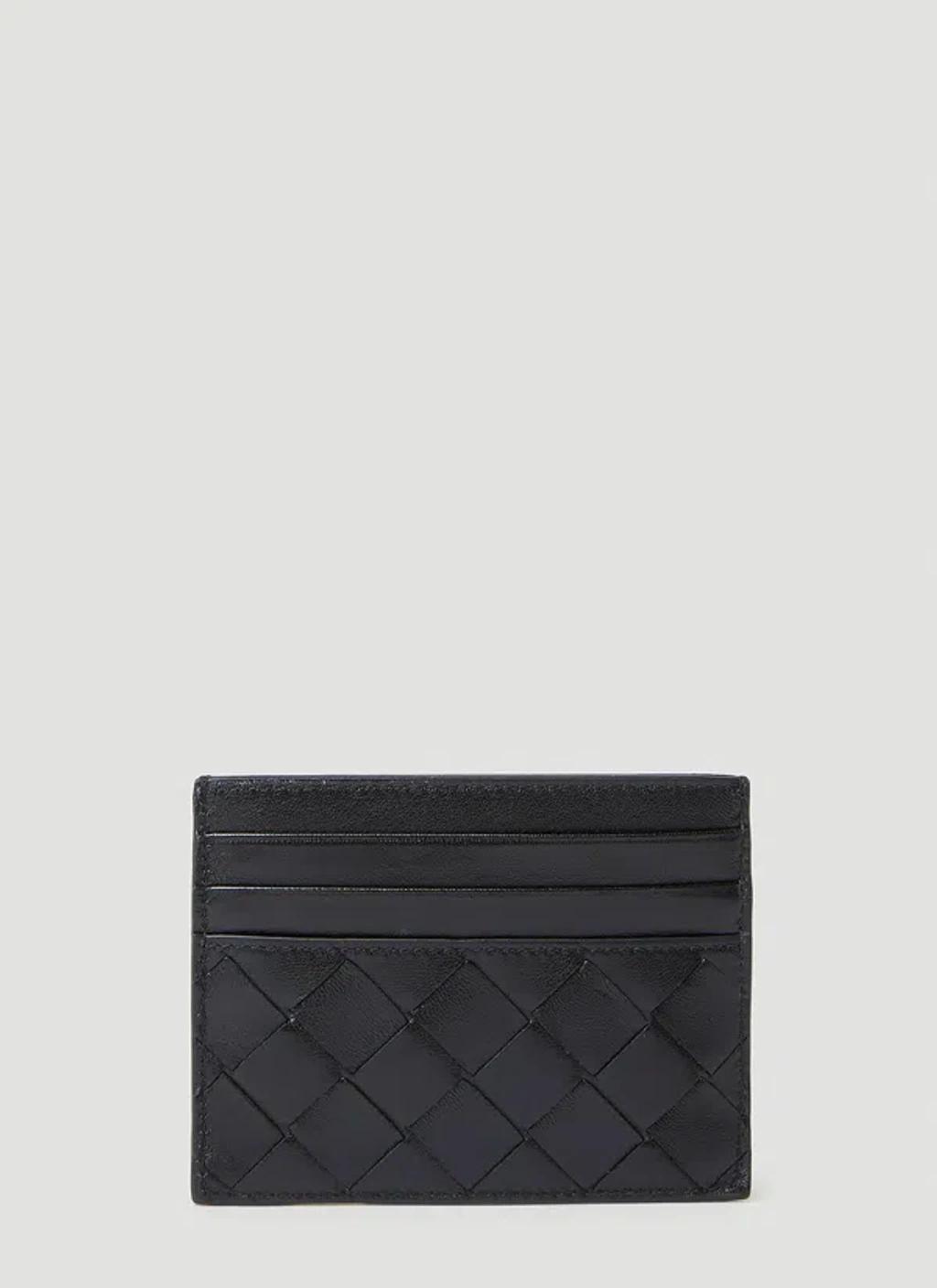 Intrecciato Cardholder In Black Product Image