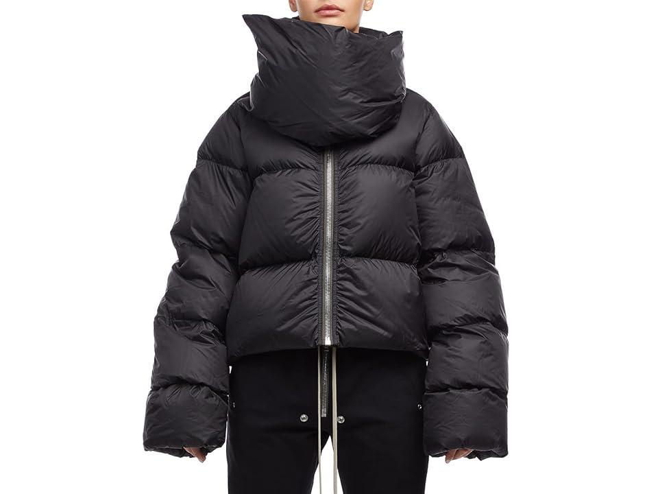 Womens Funnel Neck Padded Jacket Product Image