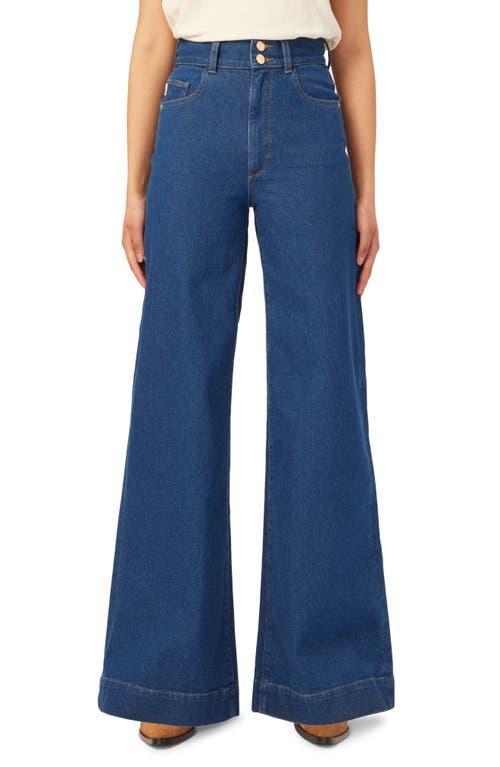 DL1961 Hepburn High Waist Ankle Wide Leg Jeans Product Image