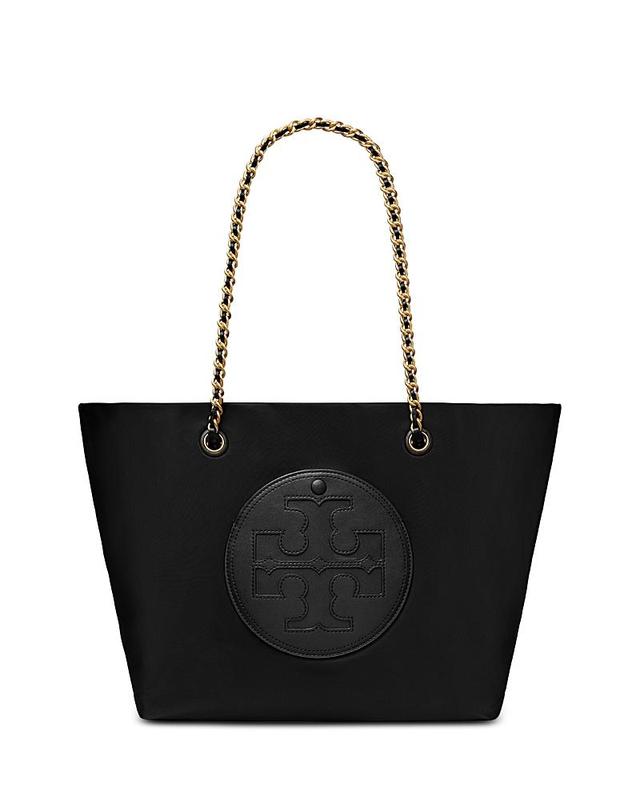 Womens Ella Leather Chain Tote Bag Product Image