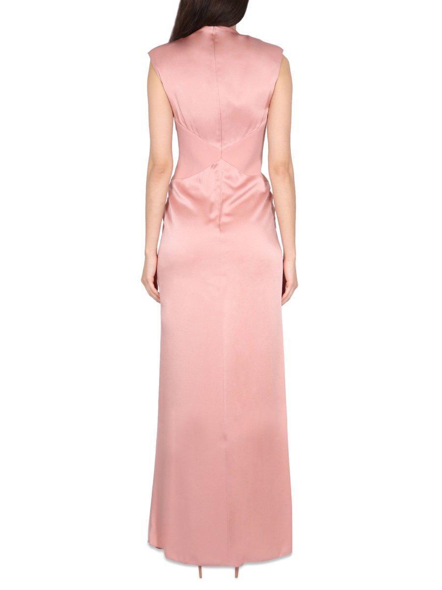 MAX MARA Bridal Pilard Gathered Maxi Gown In Pink Product Image