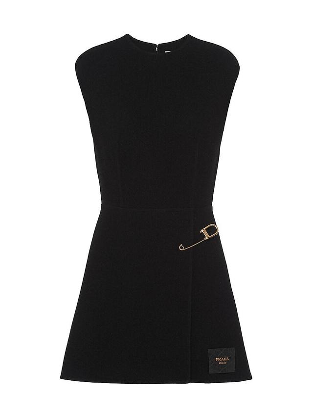 Womens Washed Twill Minidress Product Image