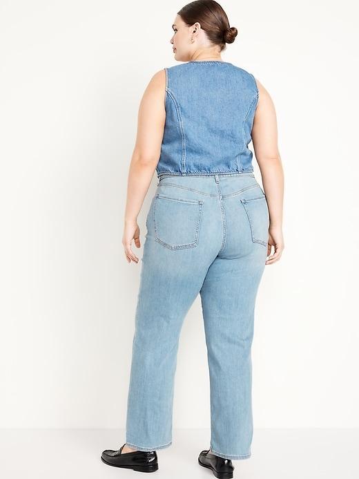 High-Waisted Wow Loose Jeans Product Image