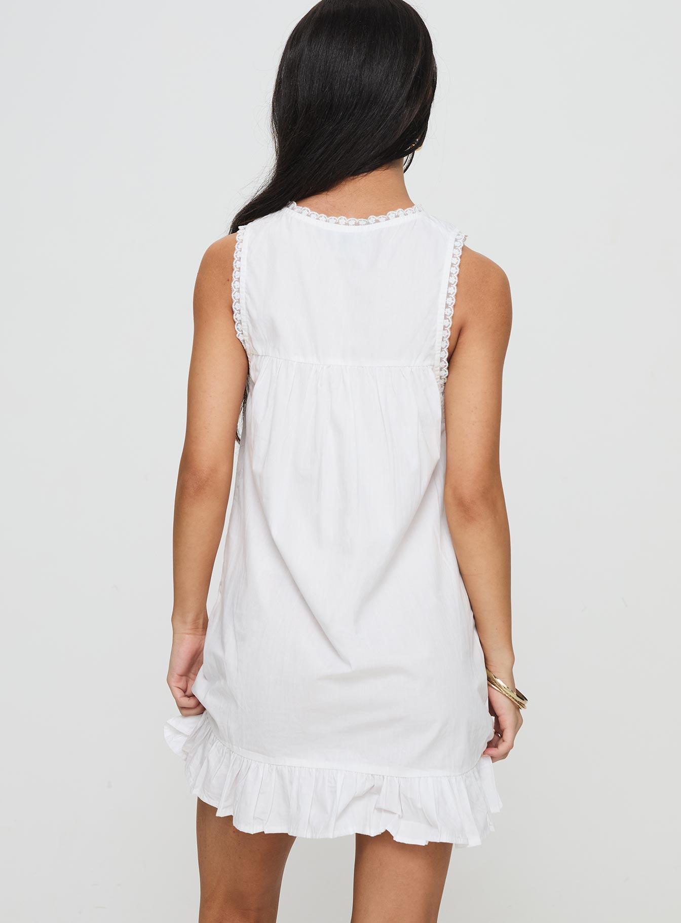 Lalita Mini Dress White Product Image