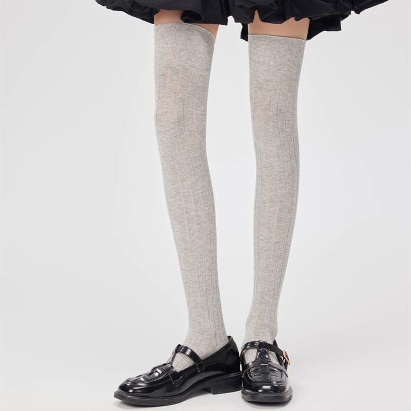 Over Knee Ribbed Socks Product Image