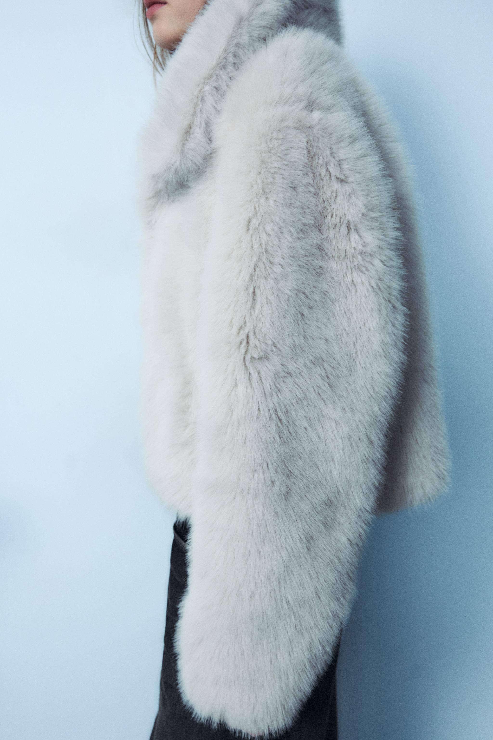 FAUX FUR SHORT COAT Product Image