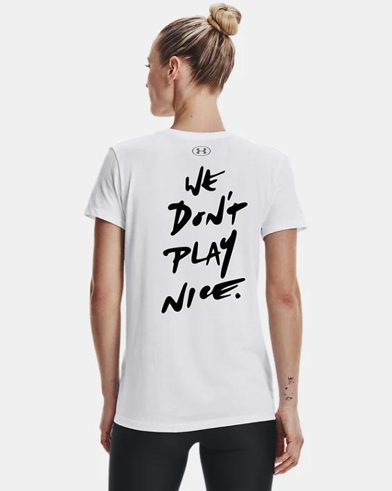 Women's UA We Play To Protect This House T-Shirt Product Image