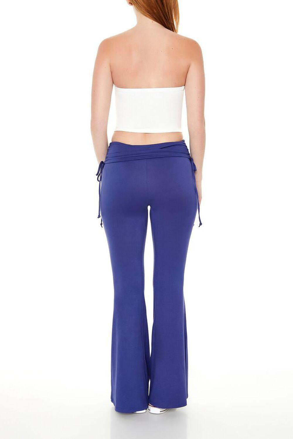 Ruched Drawstring Flare Leggings | Forever 21 Product Image