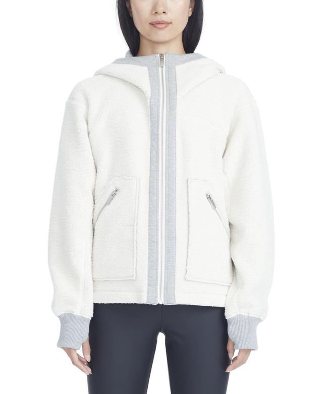 Andrew Marc Sport Womens Bonded Faux Sherpa Jacket Product Image