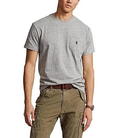 Polo Ralph Lauren Mens Classic Fit Crew Neck Pocket T-Shirt Product Image