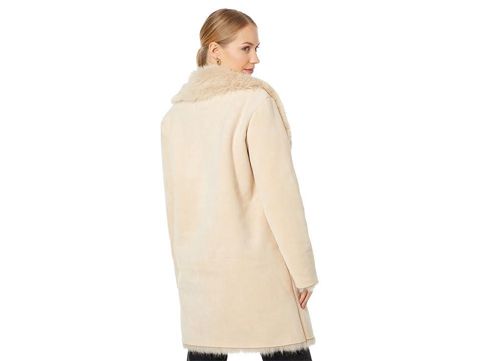 Avec Les Filles Faux Toscana Shearling Coat Women's Coat Product Image