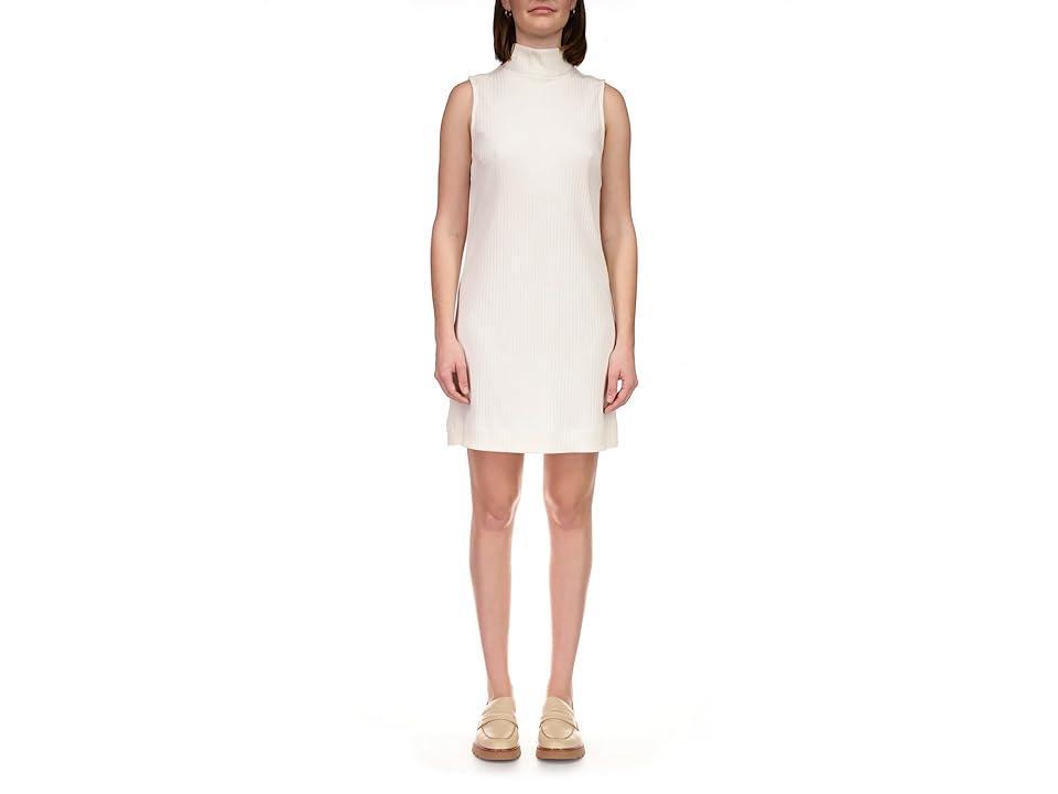 Sanctuary Mock Neck Shift Dress (Milk) Women's Clothing product image