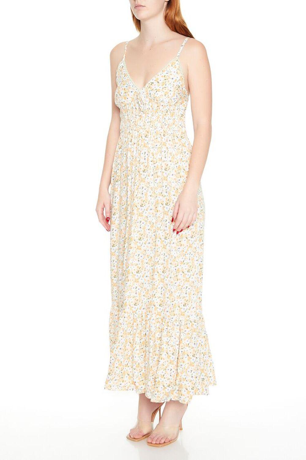 Ditsy Floral Bow Maxi Dress | Forever 21 Product Image