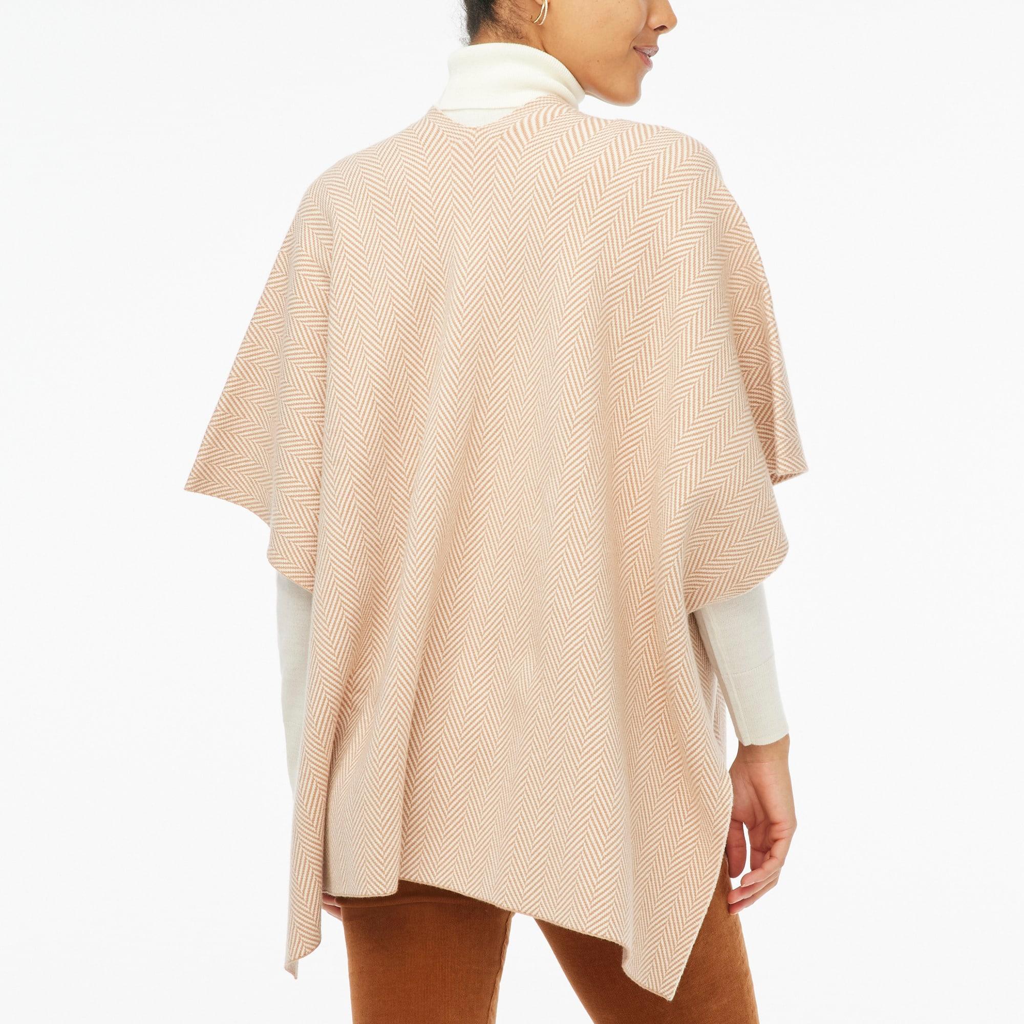 Herringbone poncho Product Image