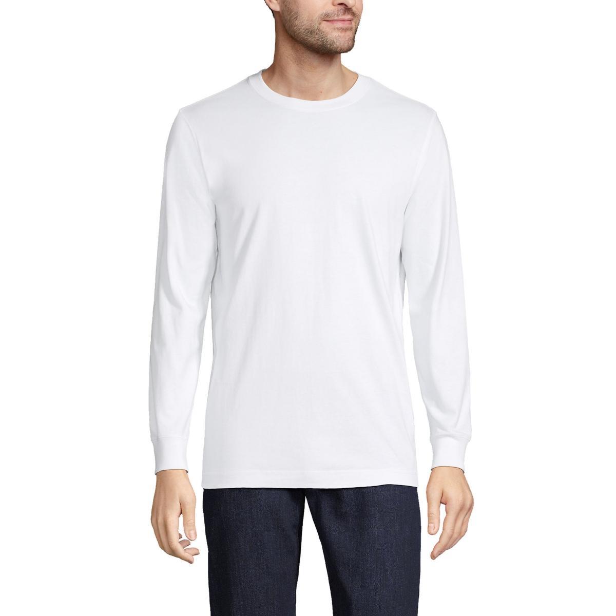 Mens Lands End Super-T Long Sleeve T-Shirt Product Image