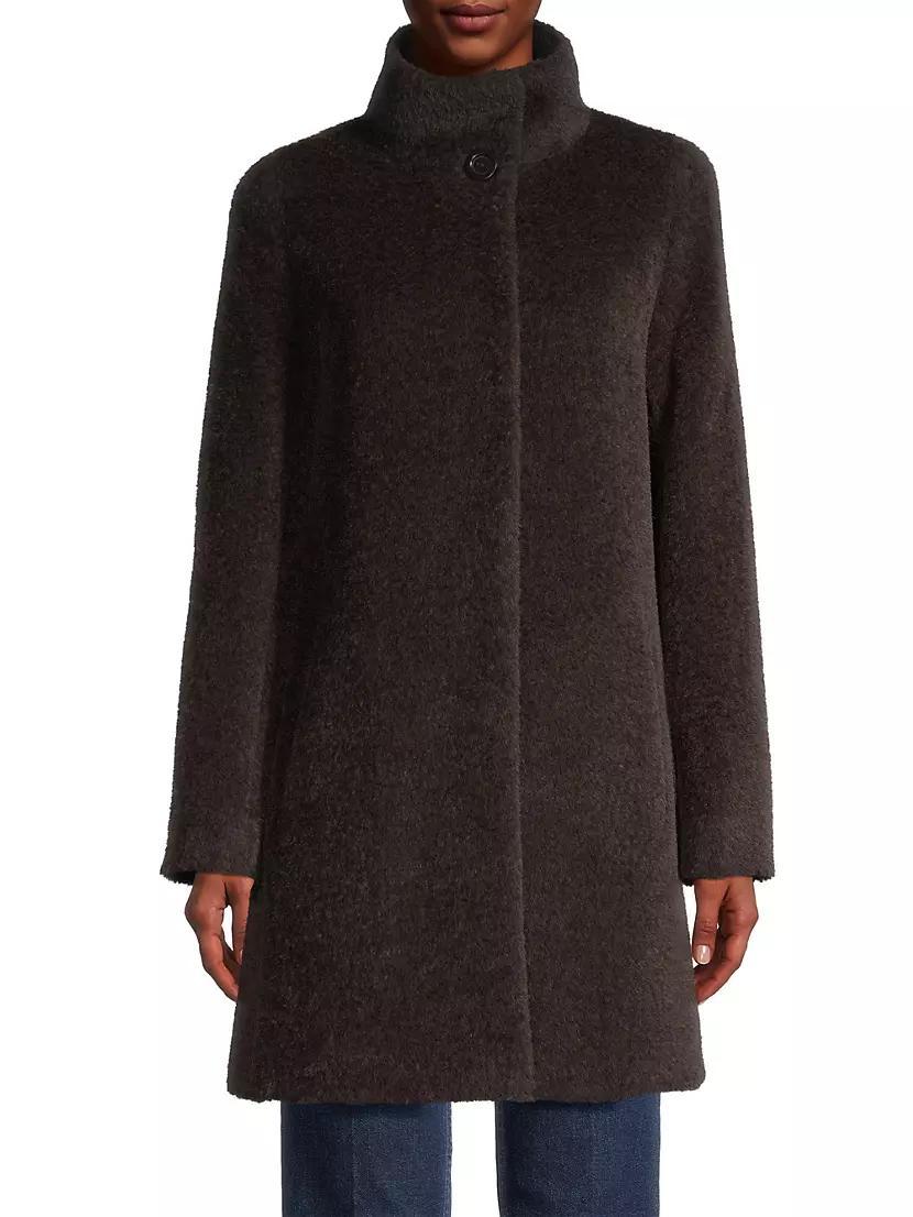 Three-Quarter Length Alpaca Coat Product Image