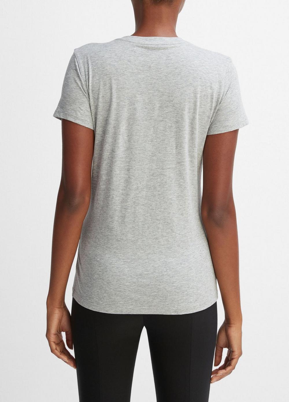 Essential Pima Cotton Crew Neck T-Shirt Product Image