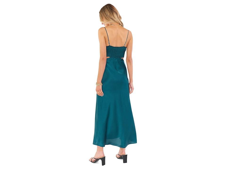 Show Me Your Mumu Codie Cutout Dress (Jade Luxe Satin) Women's Clothing Product Image