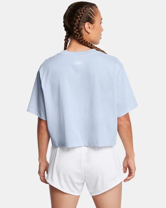 Women's UA Boxy Crop Branded Short Sleeve Product Image