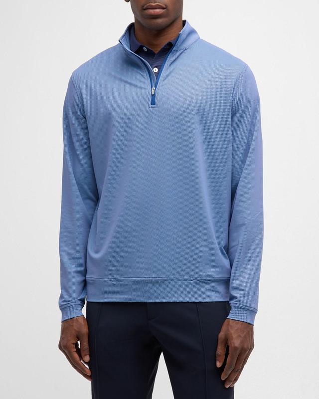 Mens Perth Birdseye Performance Quarter-Zip Sweater Product Image