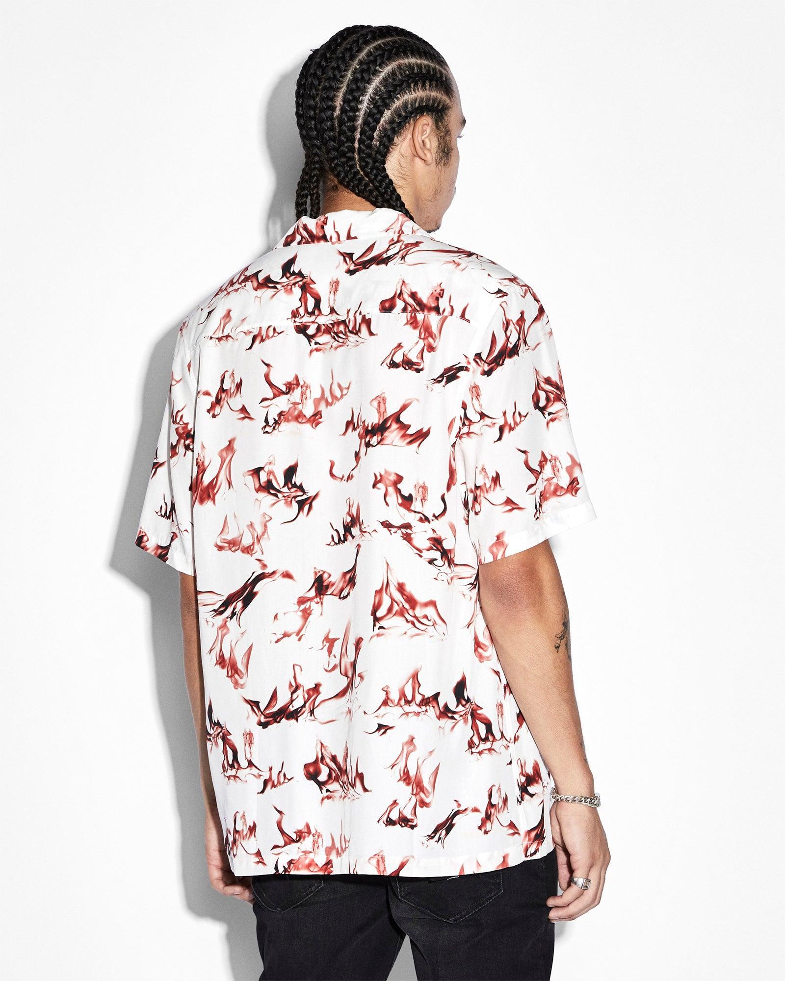 BURNT RESORT SS SHIRT WHITE Male Product Image