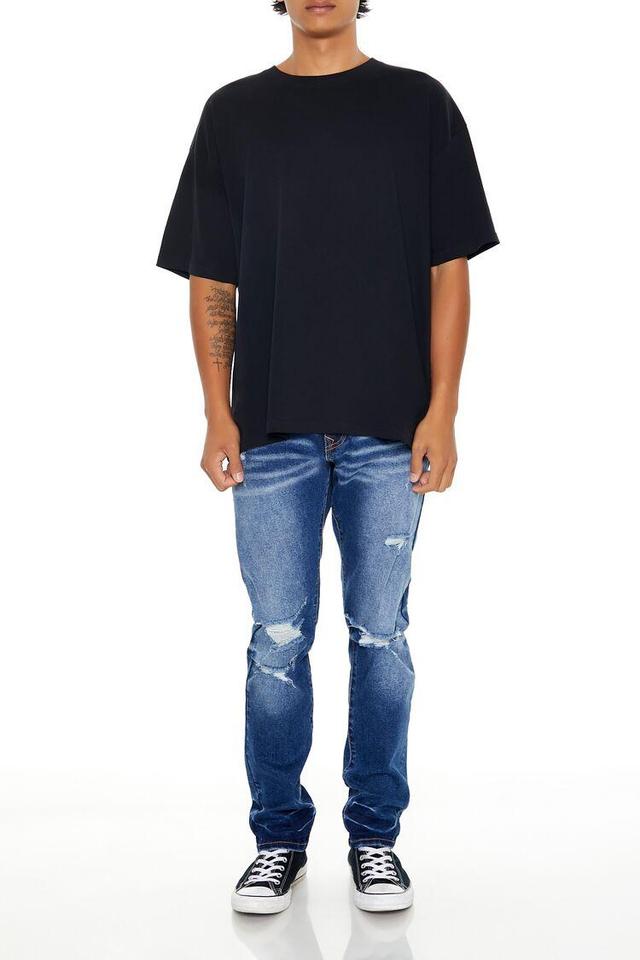 Distressed Slim-Fit Jeans | Forever 21 Product Image