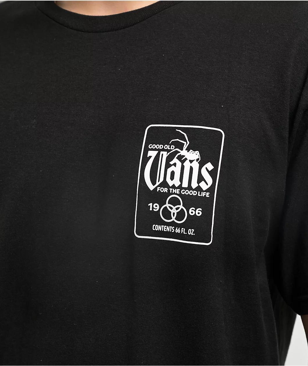 Vans Bucket List Black T-Shirt Product Image