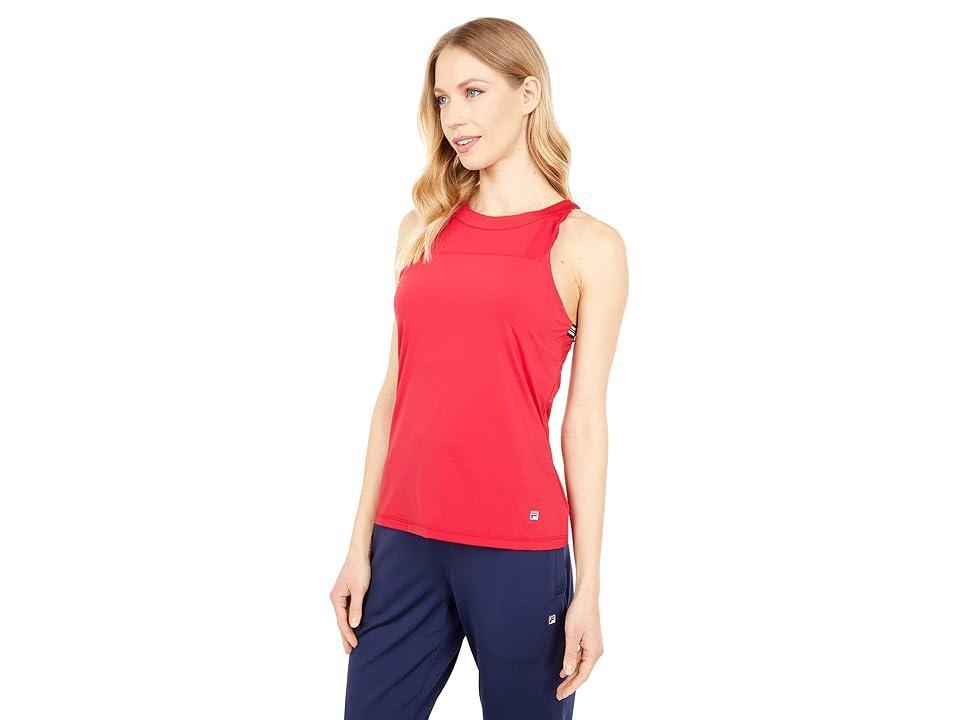 Fila Heritage Halter Tank (Crimson) Women's Clothing Product Image