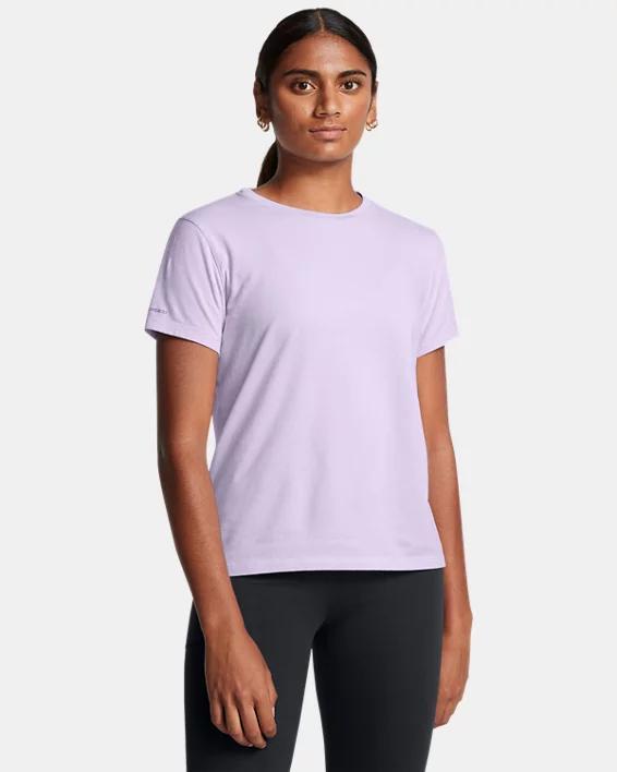 Womens UA Icon Charged Cotton Short Sleeve Product Image