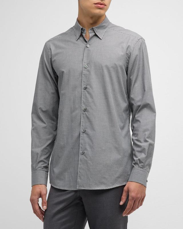 Mens Graph Check Cotton Sport Shirt Product Image