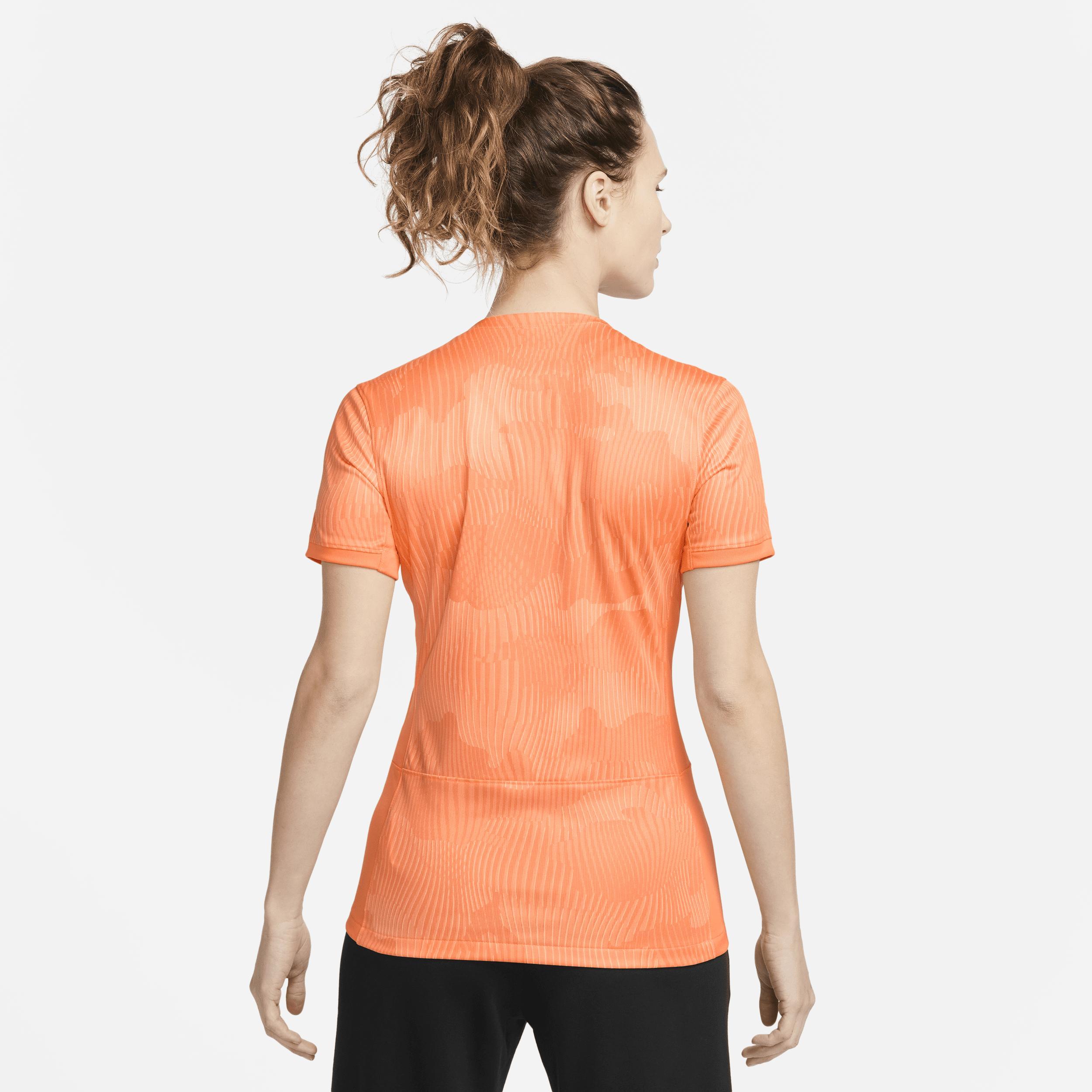 Women's Orange Netherlands Women's National Team 2023 Home Stadium Replica Jersey Product Image