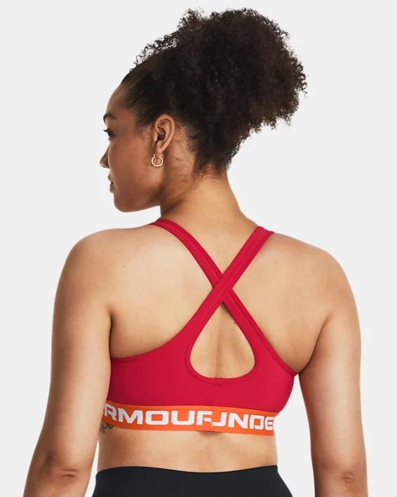 Women's Armour® Mid Crossback Sports Bra Product Image