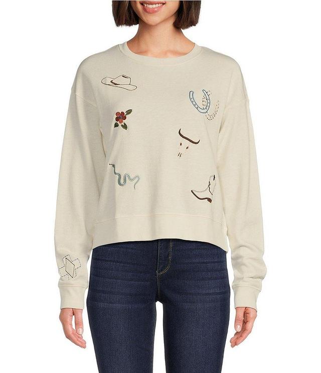 Pendleton Graphic French Terry Crewneck Long Sleeve Pullover Product Image