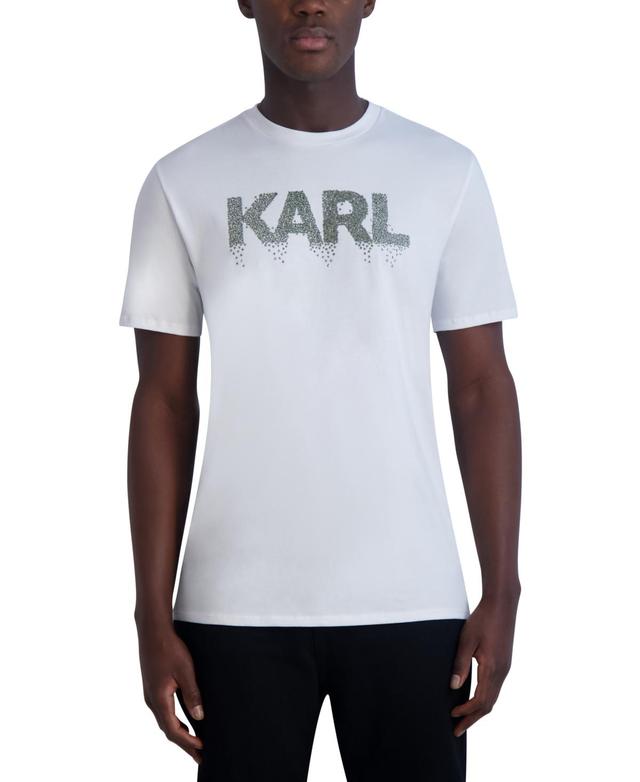 Karl Lagerfeld Paris Mens Slim-Fit Alphabet Logo Graphic T-Shirt Product Image