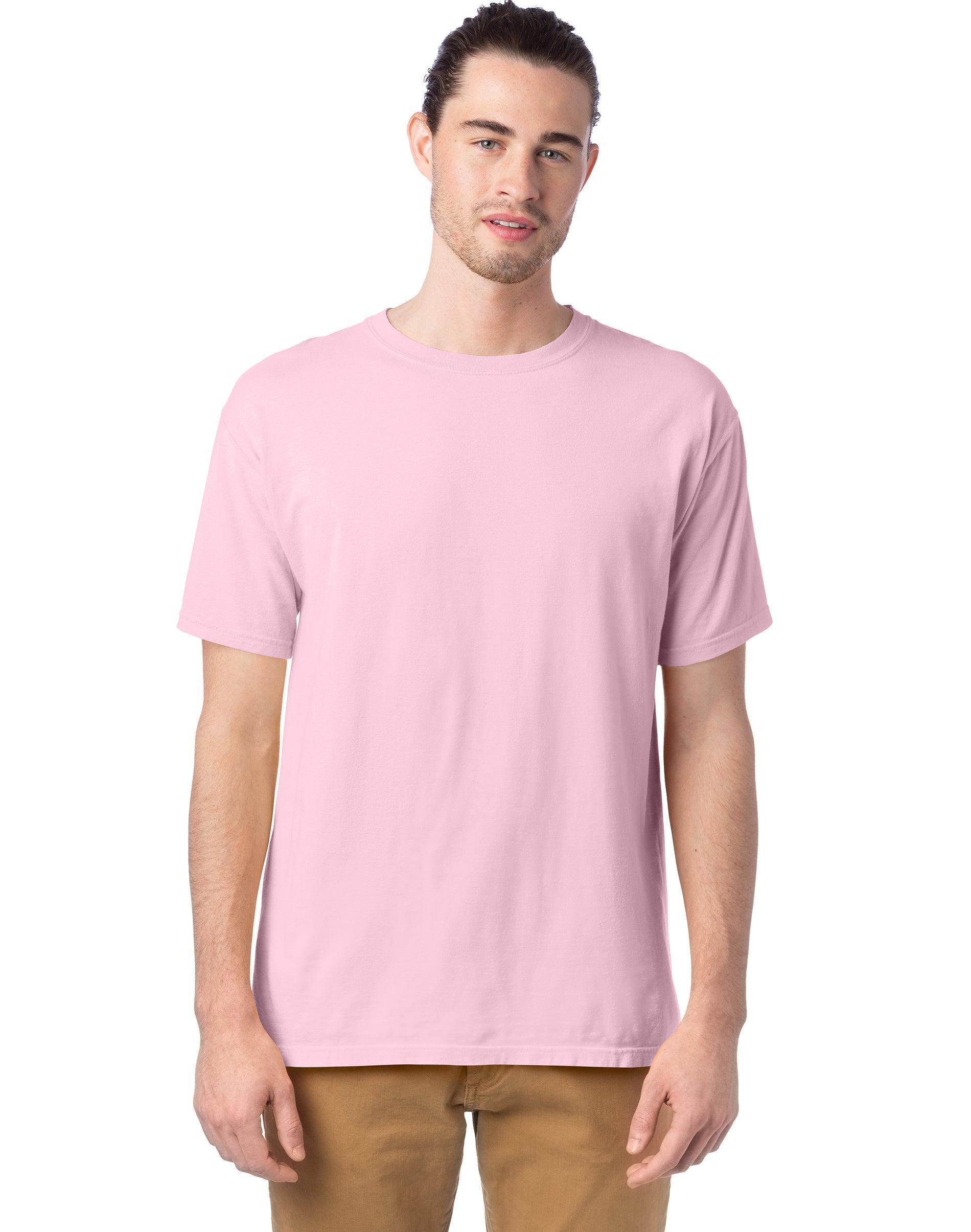 Hanes Mens Garment Dyed Cotton T-Shirt Spanish Moss 2XL Product Image