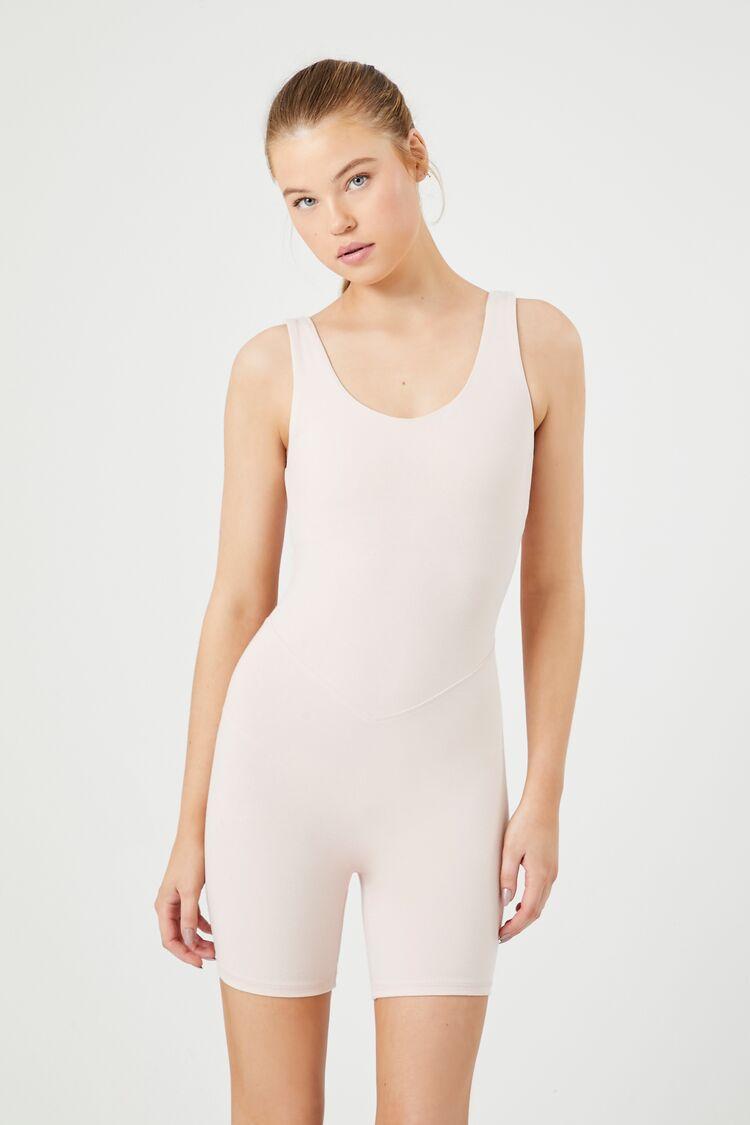 Active Scoop-Neck Tank Romper | Forever 21 Product Image