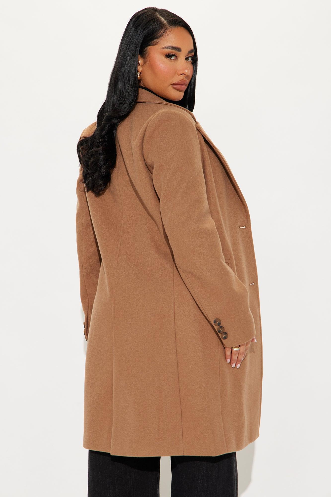 Julia Wool Coat - Camel Product Image