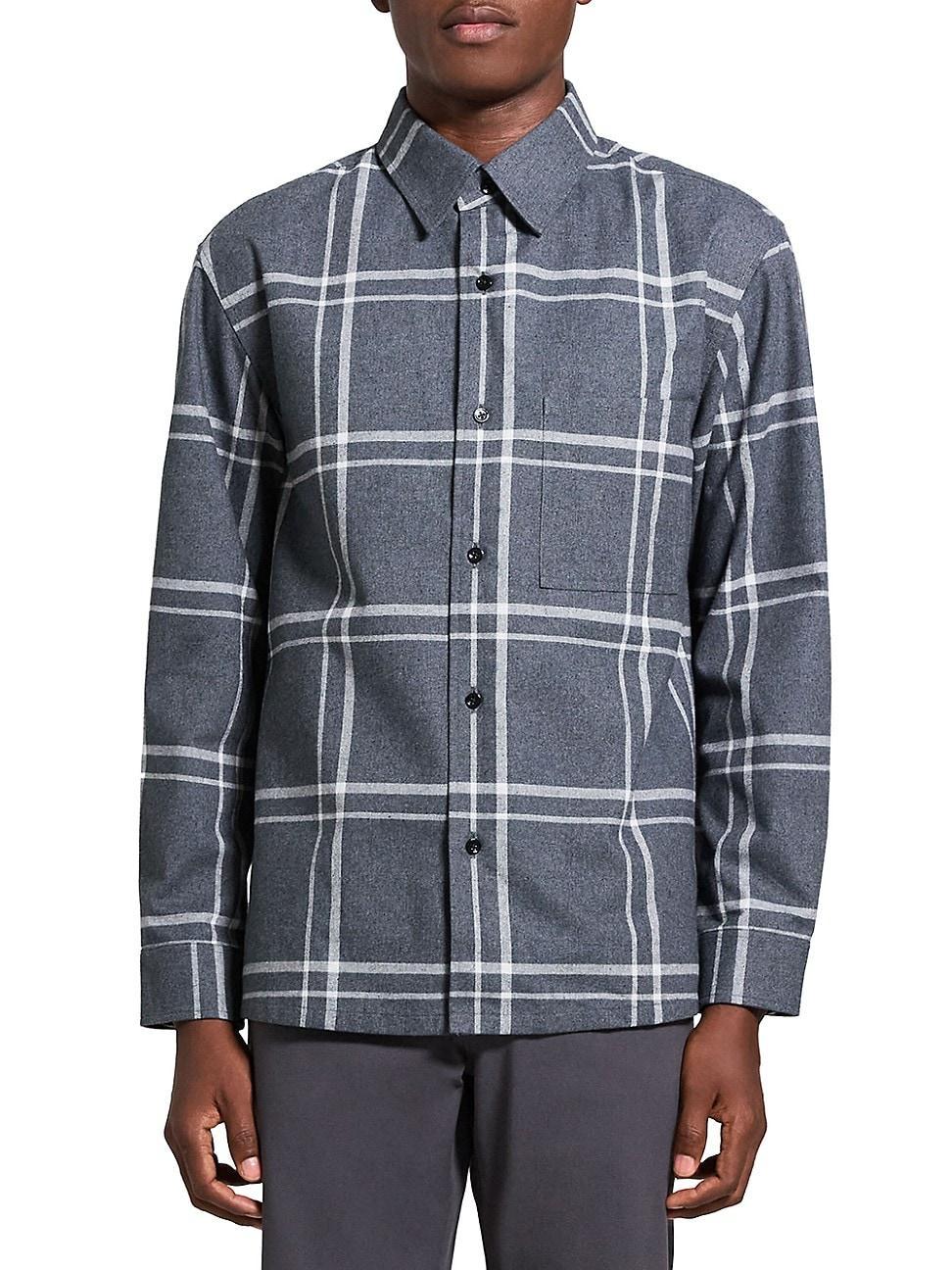 Mens Clyfford Waren Windowpane Shirt Product Image