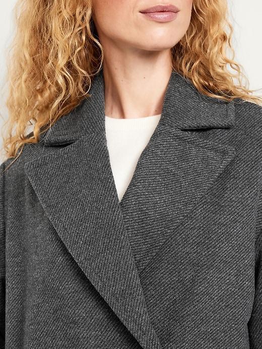 Oversized Belted Coat Product Image