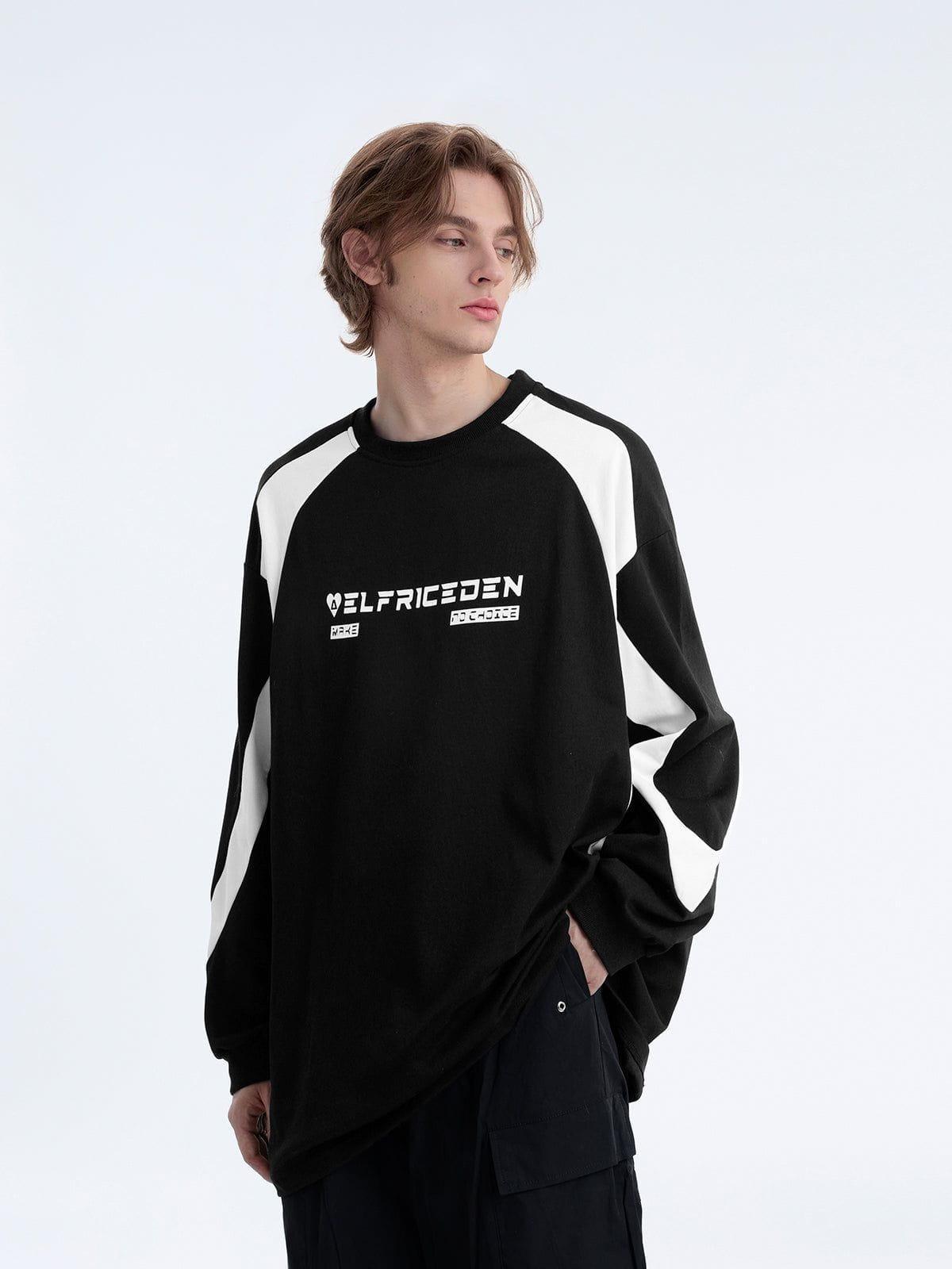 Aelfric Eden Patchwork Racing Vibes Sweatshirt Product Image