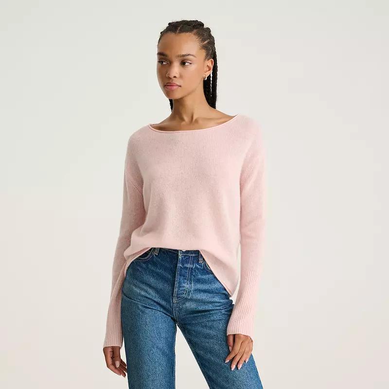 Womens NAADAM Cashmere Boatneck Sweater Product Image