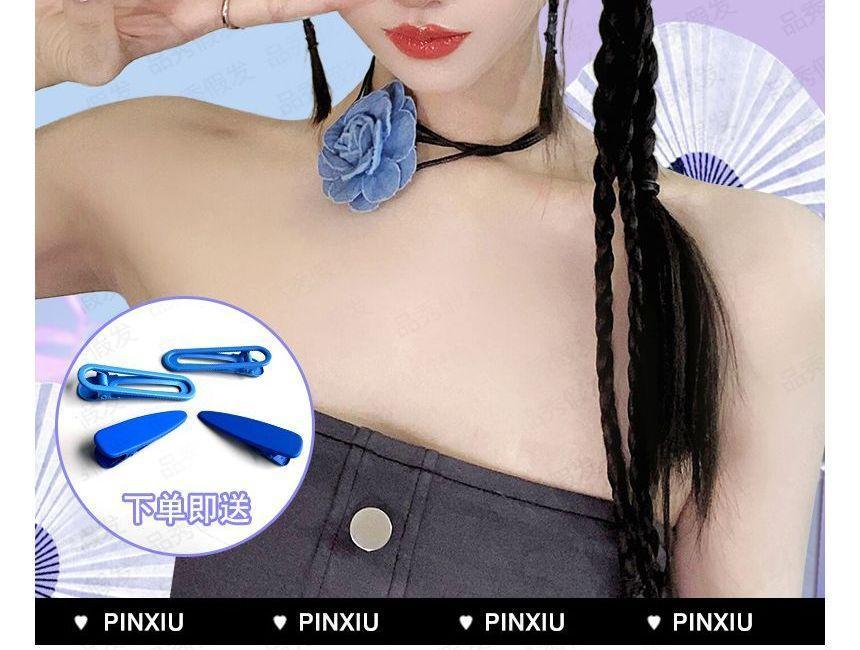 Bow Braided Hair Fringe Product Image