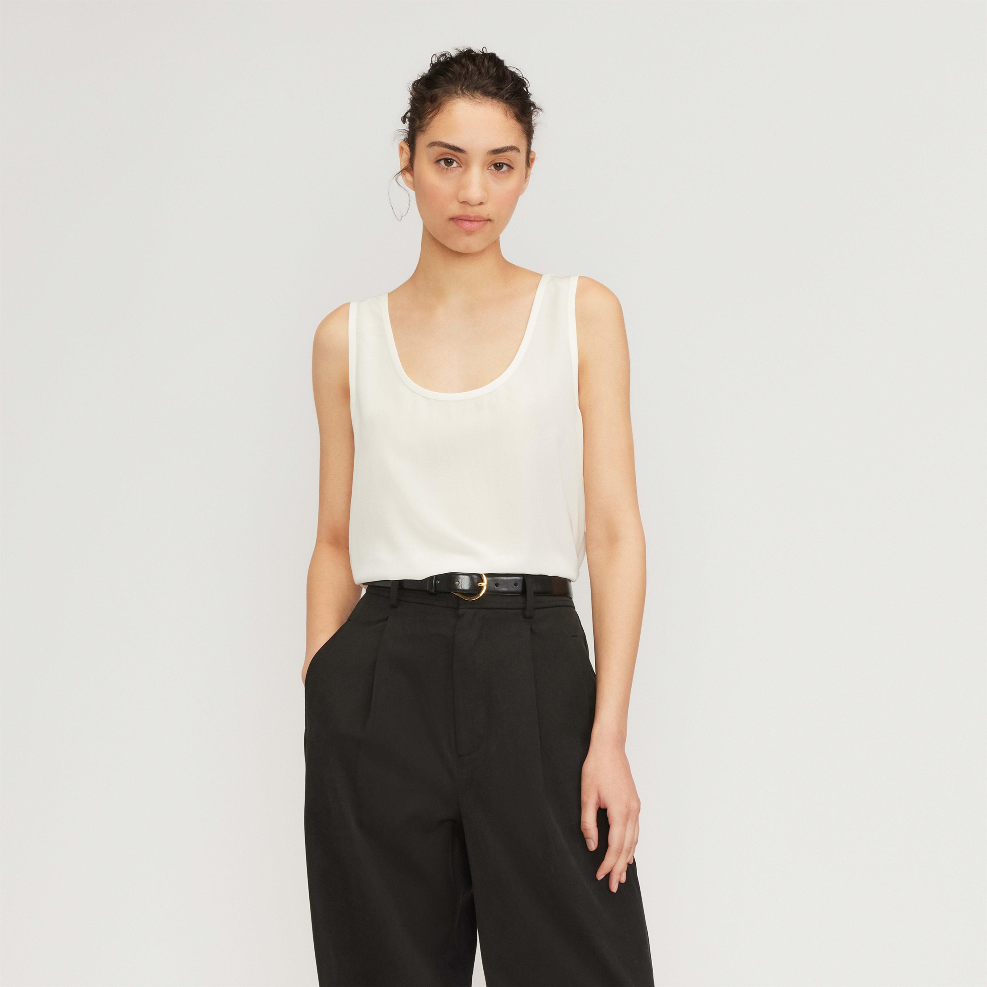 Womens Scoop Tank in Washable Silk by Everlane Product Image