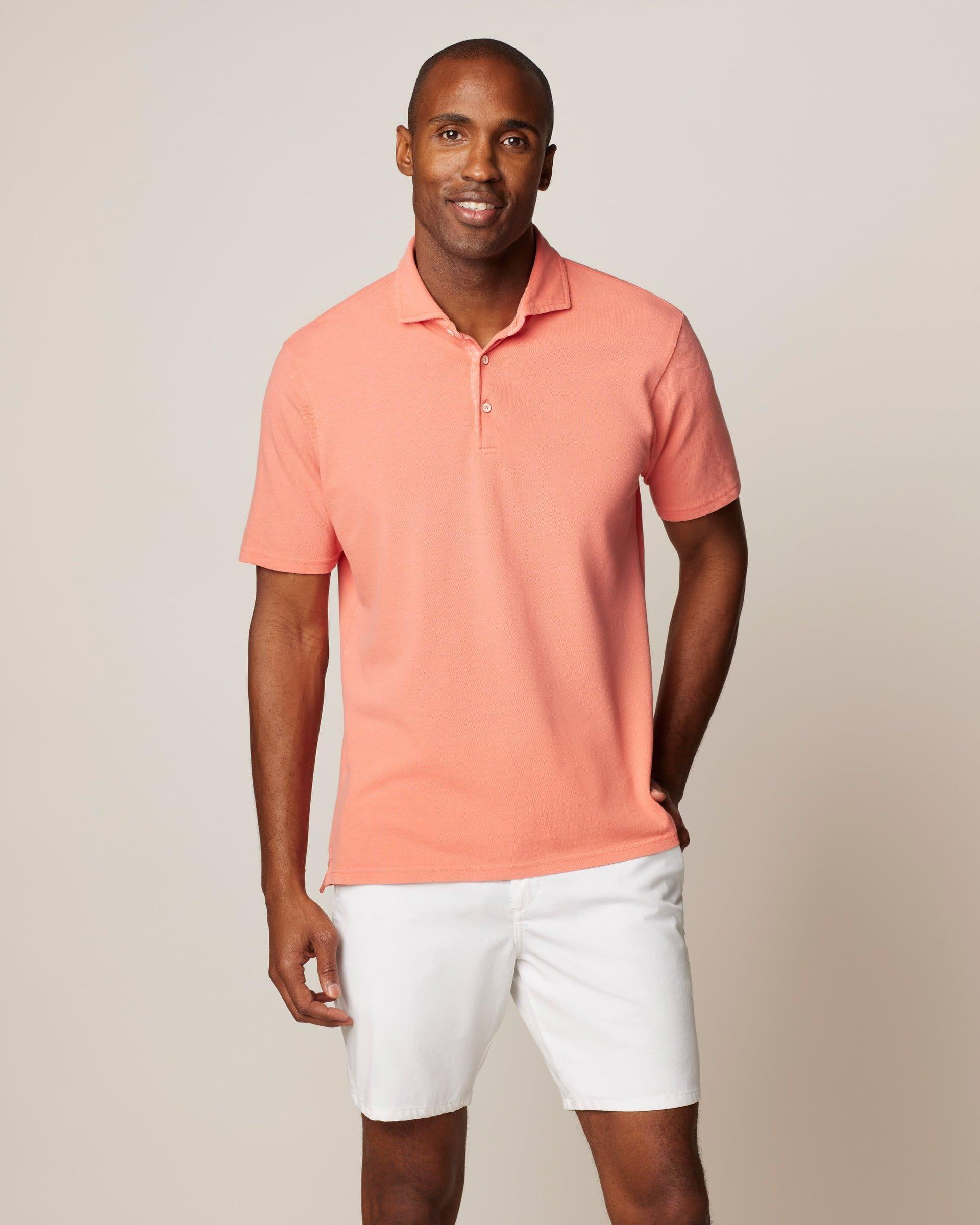 johnnie-O Shoreline Cotton Pique Polo Product Image