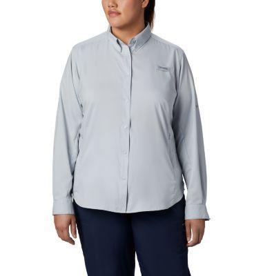 Columbia Womens PFG Tamiami II Long Sleeve Shirt - Plus Size- Product Image