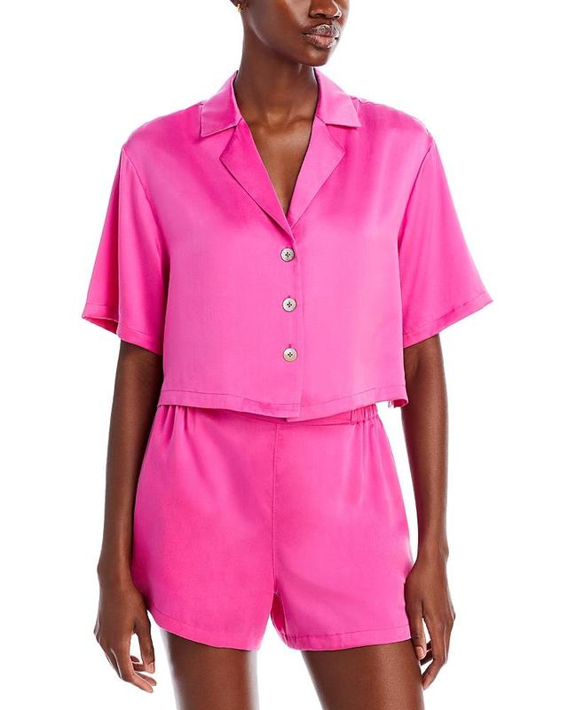 Lunya Washable Silk Button-Up Short Pajamas Product Image