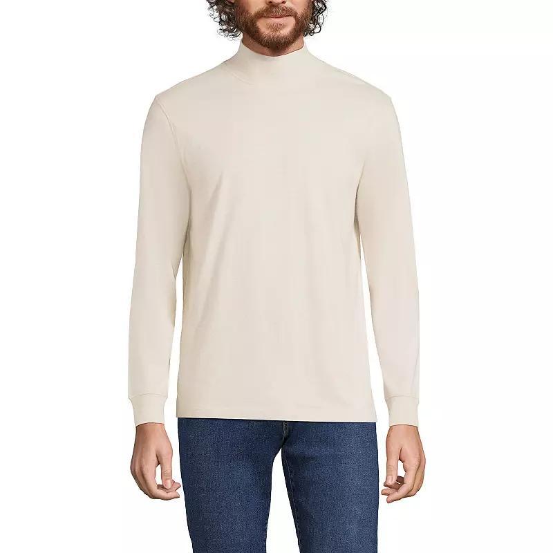 Big & Tall Lands End Super Mock Turtleneck, Mens Product Image