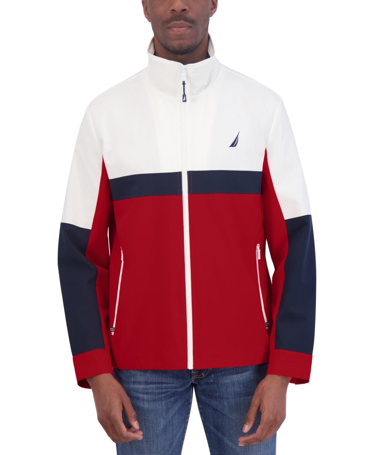 Nautica Mens Colorblocked Golf Jacket Product Image