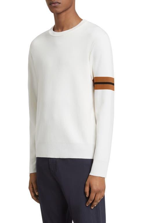 ZEGNA Signifier High Performance Stripe Wool Sweater Product Image