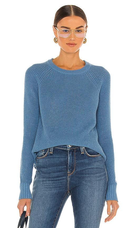 Autumn Cashmere Distressed Scallop Shaker in Blue. Product Image